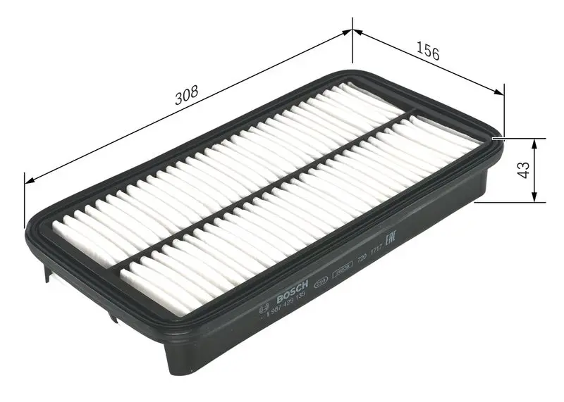 Gaisa filtrs Bosch 1987429135