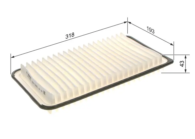 Gaisa filtrs Bosch 1987429187