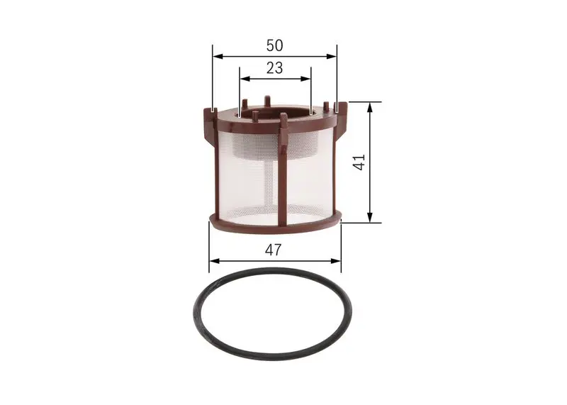 Degvielas filtrs Bosch F026402136