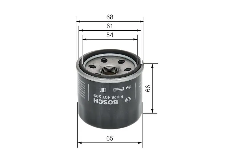 Eļļas filtrs Bosch F026407209