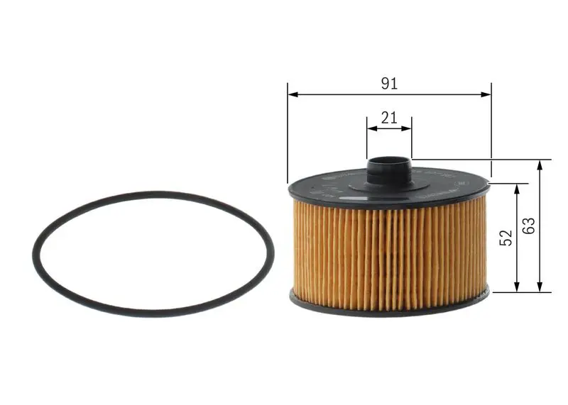 Eļļas filtrs Bosch F026407231