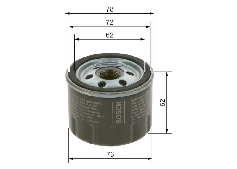 Eļļas filtrs Bosch F026407279