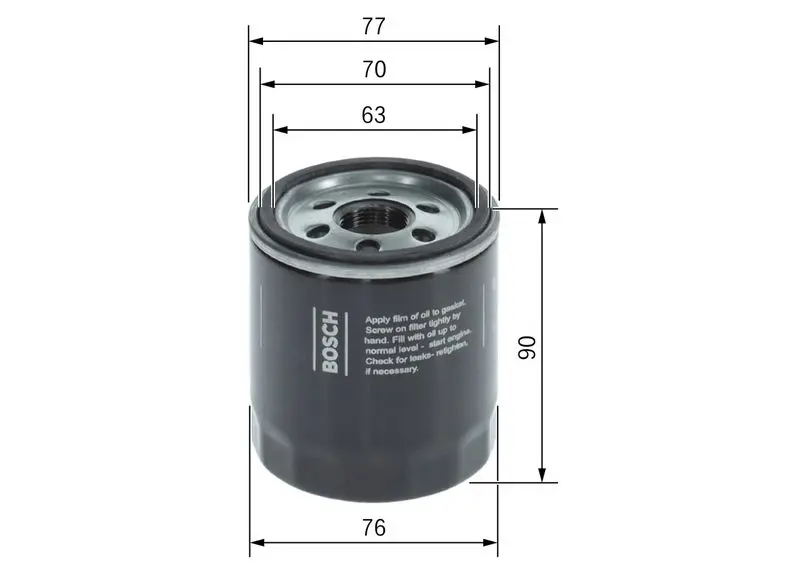 Eļļas filtrs Bosch F026407378