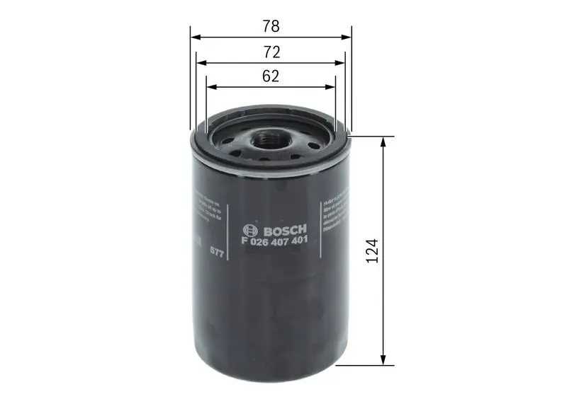 Eļļas filtrs Bosch F026407401