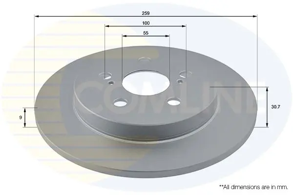 Brake Disc COMLINE ADC01149