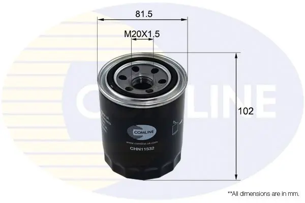 Eļļas filtrs COMLINE CHN11532
