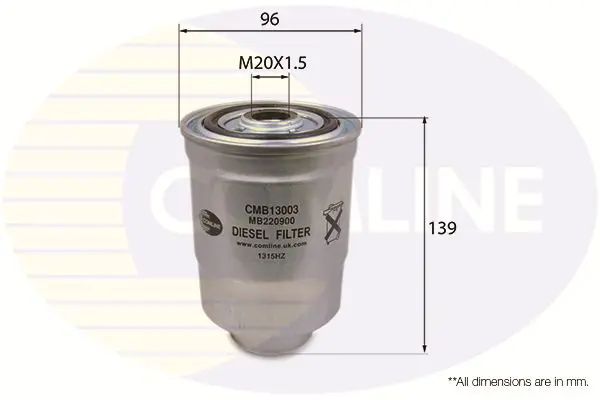 Degvielas filtrs COMLINE CMB13003