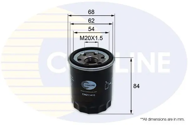 Eļļas filtrs COMLINE CMZ11413