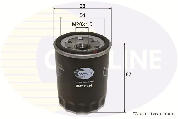 Eļļas filtrs COMLINE CMZ11414