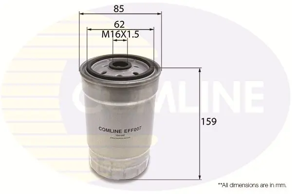 Degvielas filtrs COMLINE EFF007
