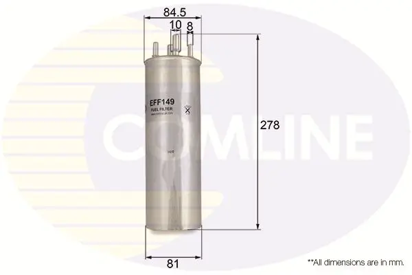 Degvielas filtrs COMLINE EFF149