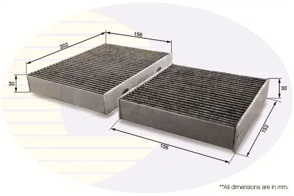 Filtrs, Salona telpas gaiss COMLINE EKF101A