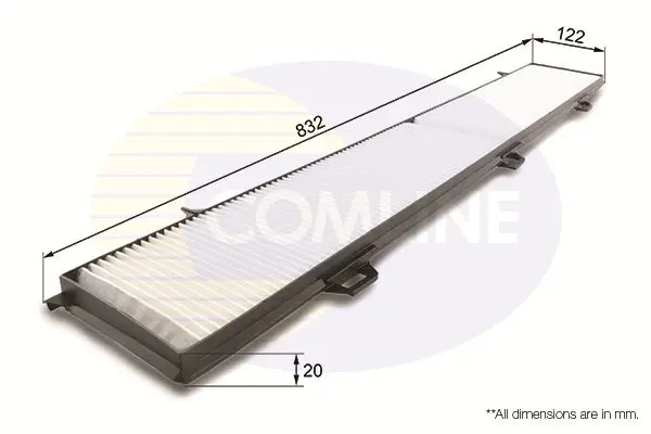 Filtrs, Salona telpas gaiss COMLINE EKF107