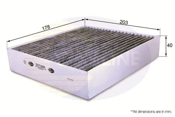 Filtrs, Salona telpas gaiss COMLINE EKF108A
