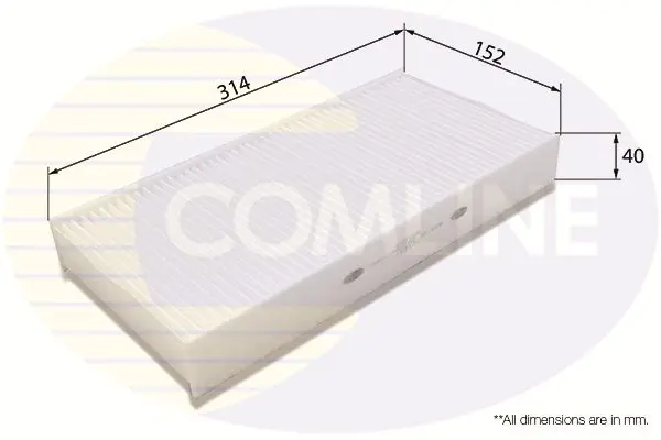 Filtrs, Salona telpas gaiss COMLINE EKF109