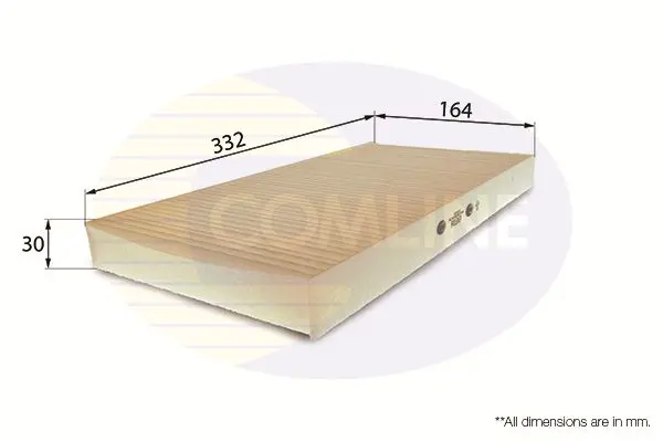 Filtrs, Salona telpas gaiss COMLINE EKF116