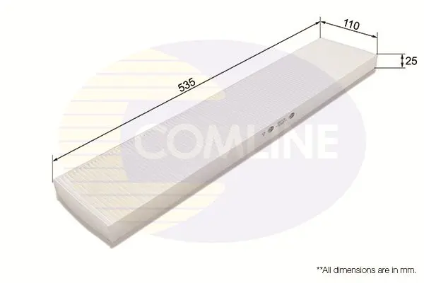 Filtrs, Salona telpas gaiss COMLINE EKF131