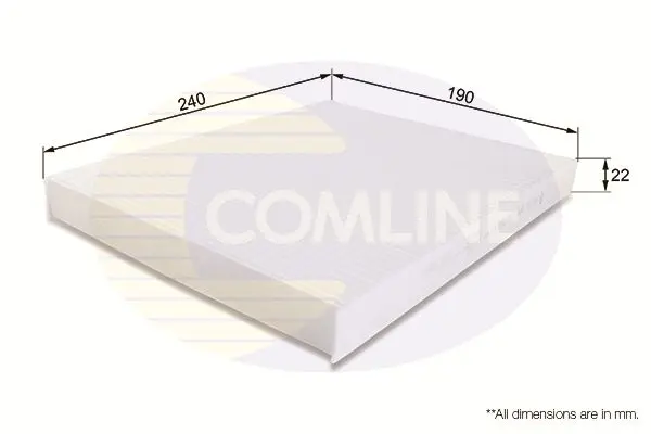 Filtrs, Salona telpas gaiss COMLINE EKF151