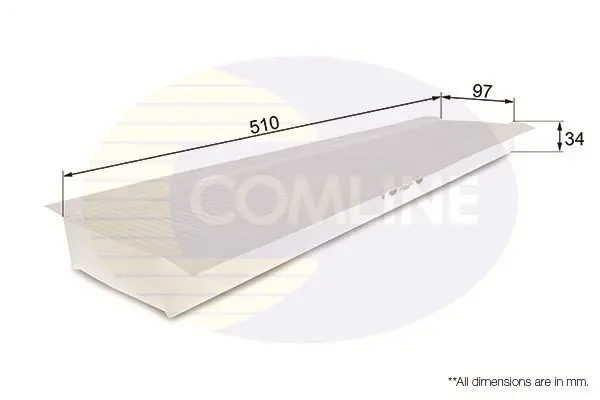 Filtrs, Salona telpas gaiss COMLINE EKF155