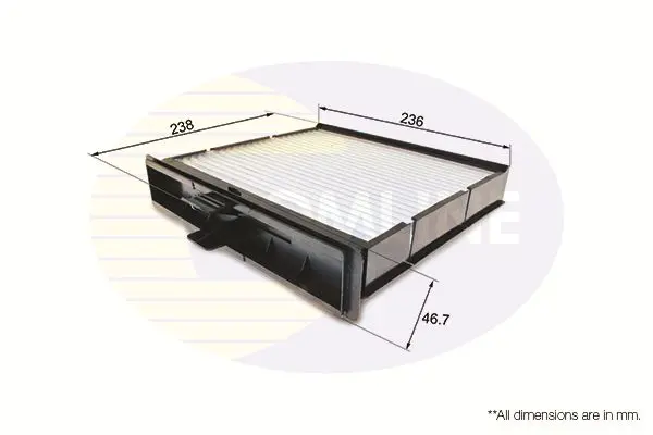 Filtrs, Salona telpas gaiss COMLINE EKF157