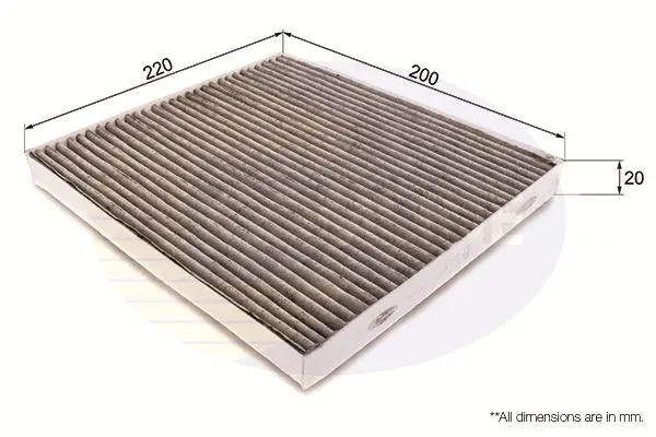 Filtrs, Salona telpas gaiss COMLINE EKF187A