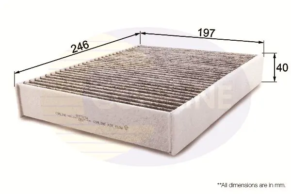 Filtrs, Salona telpas gaiss COMLINE EKF323A