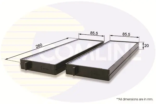 Filtrs, Salona telpas gaiss COMLINE EKF3262