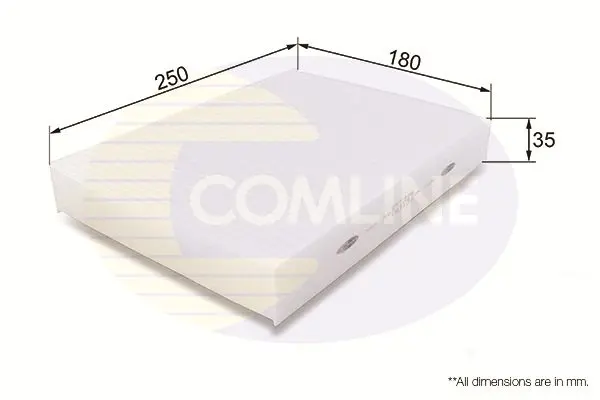 Filtrs, Salona telpas gaiss COMLINE EKF386