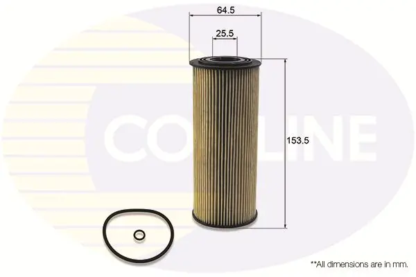 Eļļas filtrs COMLINE EOF044