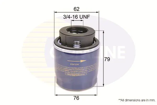 Eļļas filtrs COMLINE EOF226