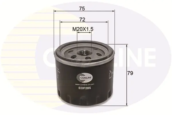 Eļļas filtrs COMLINE EOF285