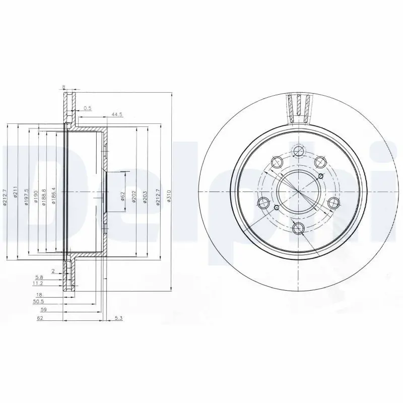 Bremžu diski DELPHI BG4024