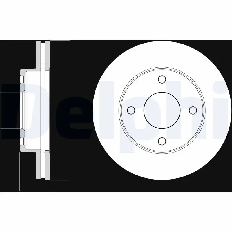 Bremžu diski DELPHI BG4651C