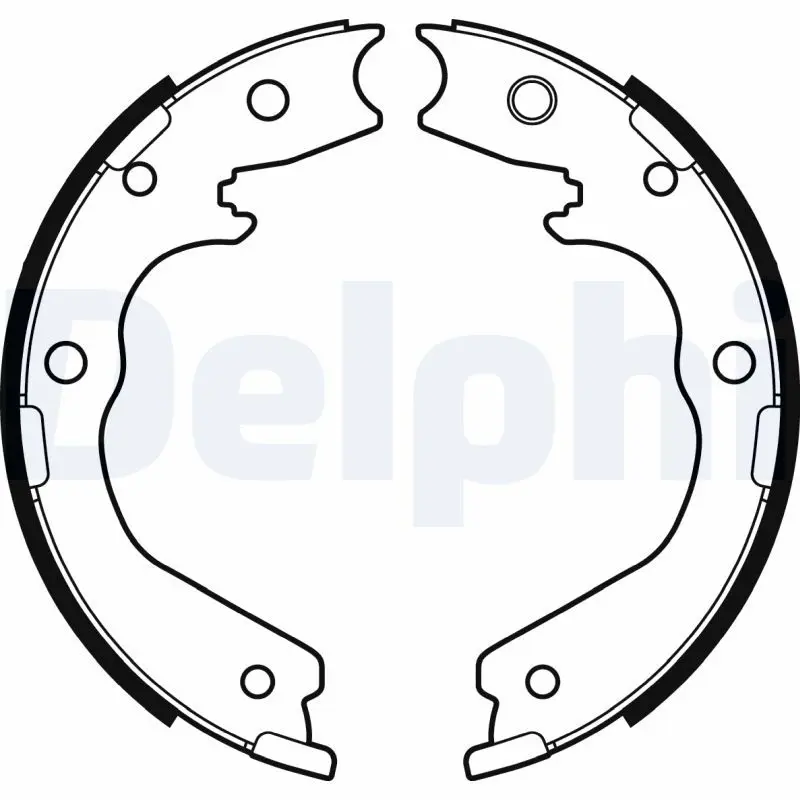 Bremžu loku komplekts DELPHI LS2137