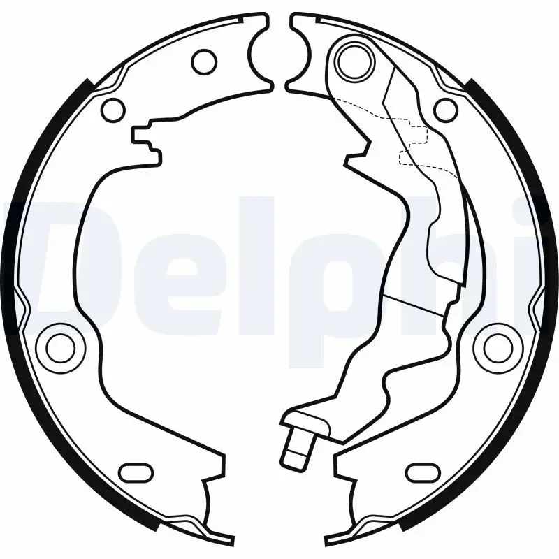 Bremžu loku kompl., Stāvbremze DELPHI LS2161