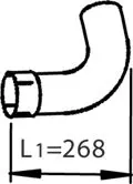 Izplūdes caurule DINEX 47258