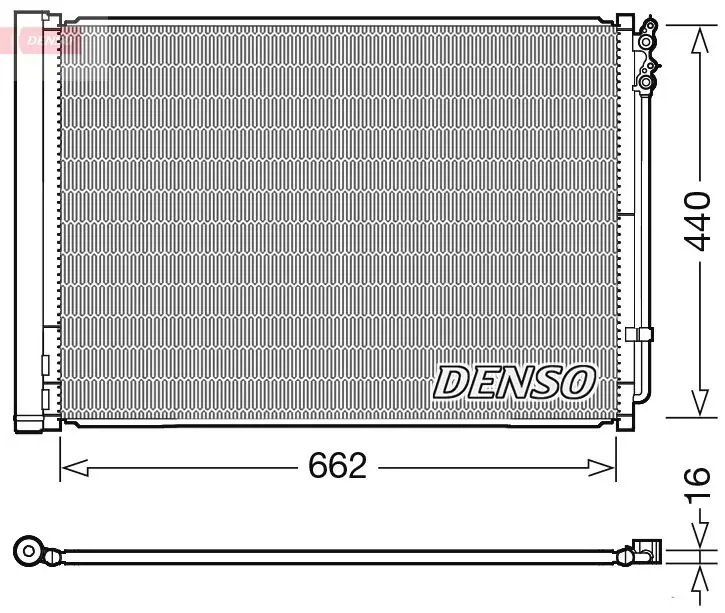 Kondensators, Gaisa kond. sistēma Denso DCN05032