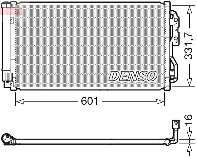 Kondensators, Gaisa kond. sistēma Denso DCN05033
