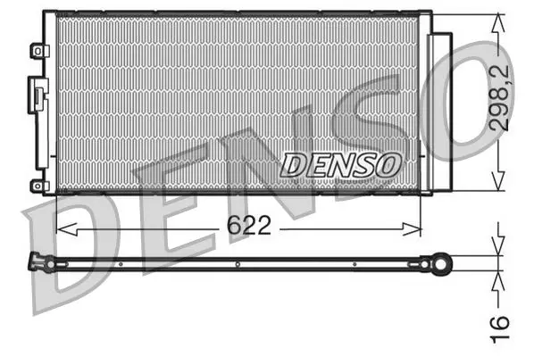 Kondensators, Gaisa kond. sistēma Denso DCN09046