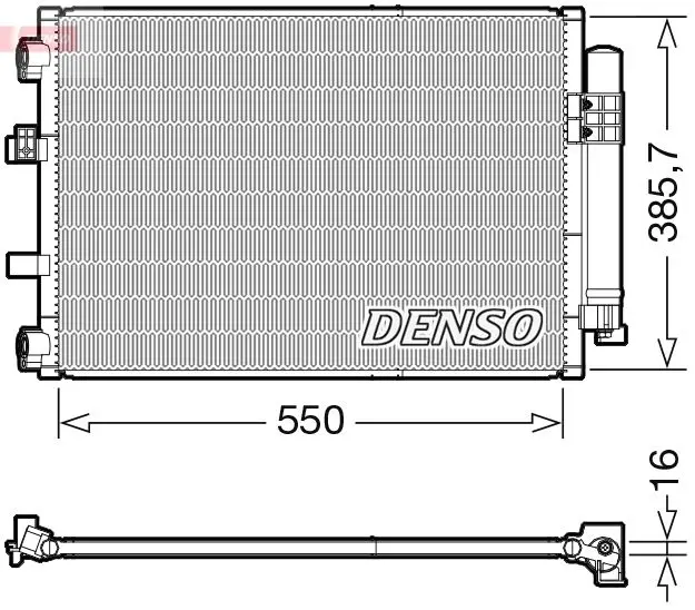 Kondensators, Gaisa kond. sistēma Denso DCN10043