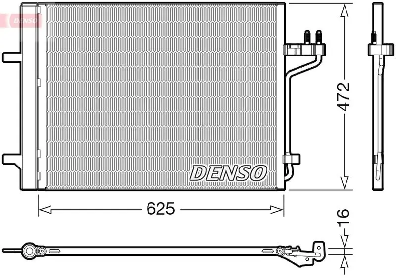 Kondensators, Gaisa kond. sistēma Denso DCN10047