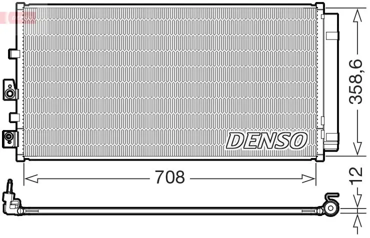 Kondensators, Gaisa kond. sistēma Denso DCN10061