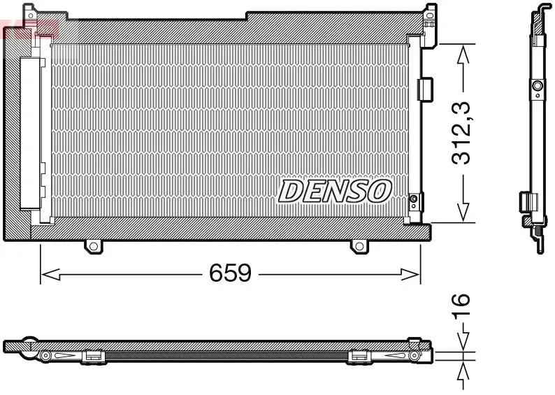 Kondensators, Gaisa kond. sistēma Denso DCN36006