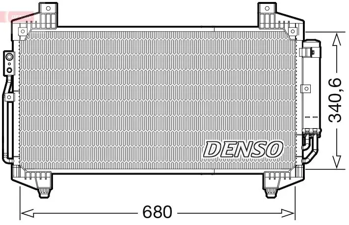 Kondensators, Gaisa kond. sistēma Denso DCN45014