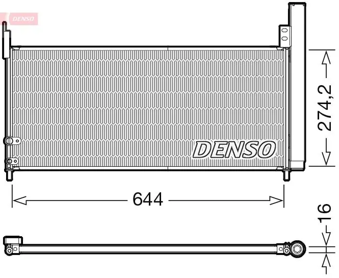 Kondensators, Gaisa kond. sistēma Denso DCN50116