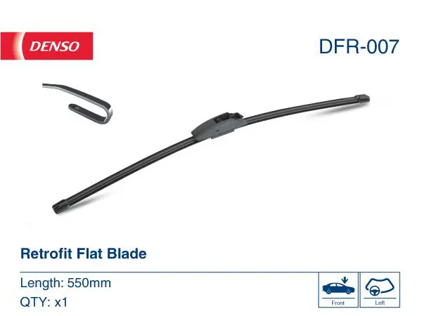 Stikla tīrītāja slotiņa Denso DFR007