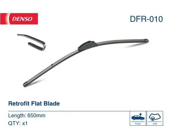 Stikla tīrītāja slotiņa Denso DFR010