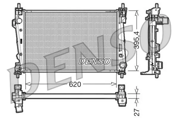 Radiators, Motora dzesēšanas sistēma Denso DRM01007
