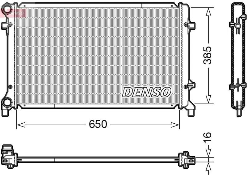 Radiators, Motora dzesēšanas sistēma Denso DRM02014