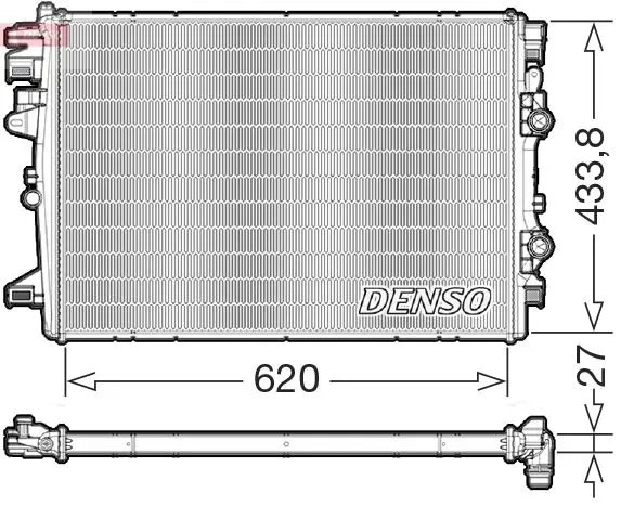 Radiators, Motora dzesēšanas sistēma Denso DRM06178